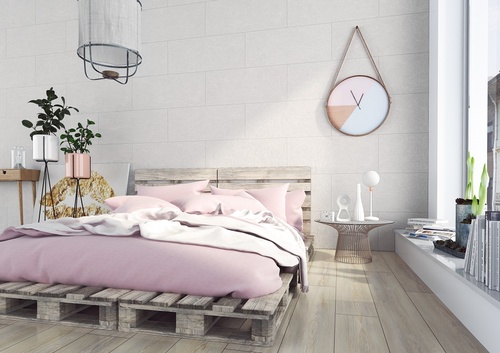 modne łóżko z palet możesz w prosty sposób wykonać samodzielnie
